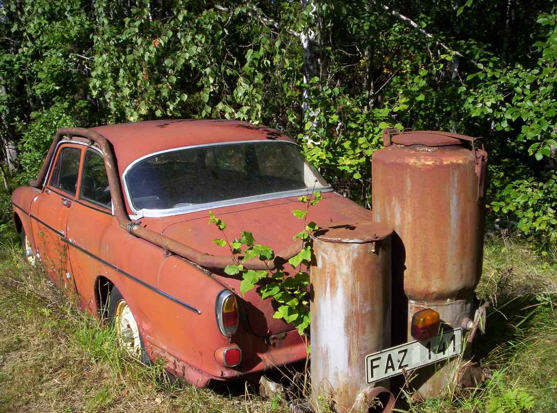 Автомобиль, принимавший участие в 1957 году в Швеции в исследовательской программе, по возможности быстрого перехода автомобилей на использование древесного газа.